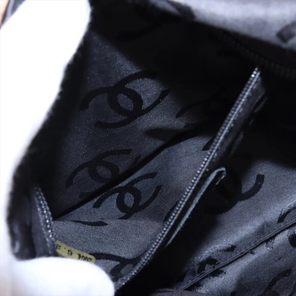 Chanel Cambon Line Lambskin Tote bag Beige x black - Picture 8 of 14